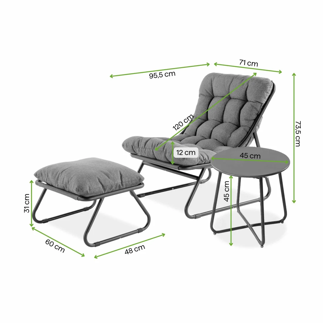 VISTA RELAX PLUS ZESTAW GREY BEIGE (008324) - obrazek 3